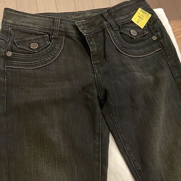 SMALL TOWN BLACK SKINNY JEANS.  NEW WITH TAGS.  STYLE IS ARIEL - Picture 2 of 13